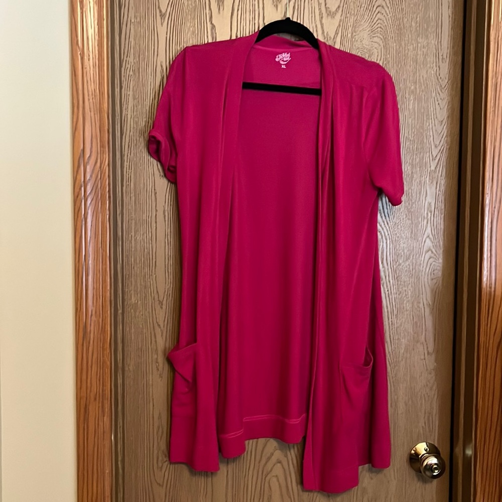Dark Pink Cardigan - XL